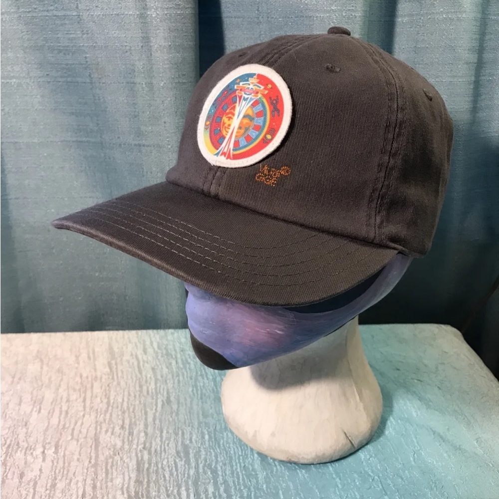 American Needle Inc Cloth Hat Seattle Space Needle Patch Funky Sun Adjustable